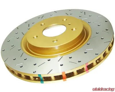 DBA 4000 Series  Drilled & Slotted Front Brake Rotor BMW 335d/335i E90/91/92 2006+ - 42858XS