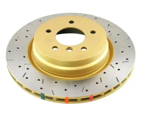 DBA 4000 Series Drilled & Slotted Rear Brake Rotor BMW 335d/335i E90/91/92 2006+