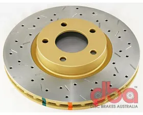DBA 4000 Series Drilled & Slotted Front Brake Rotor Mazda 3 2.3L (exc. MazdaSpeed) 2004-2005