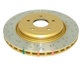 DBA 4000 Series Drilled & Slotted Rear Brake Rotor Chevrolet Corvette C6 w/Z06 pkg 2005-2012