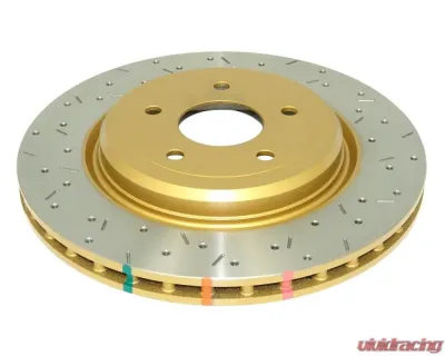 DBA 4000 Series Drilled & Slotted Rear Brake Rotor Chevrolet Corvette C6 w/Z06 pkg 2005-2012 - 42993XS