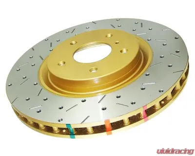DBA 4000 Series Drilled & Slotted Rear Brake Rotor Chevrolet Corvette C6 w/Z06 pkg 2005-2012 - 42993XS
