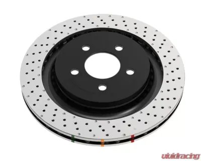 DBA 4000 XD Series Crossdrilled/Dimpled Rear Brake Rotor Subaru WRX STi 2004-2017 - 43051XD-10