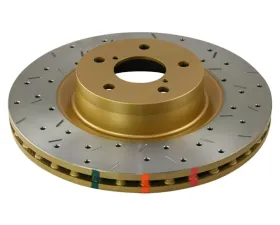 DBA 4000 Series Drilled & Slotted Rear Brake Rotor Honda S2000 2000-2005