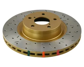 DBA Rear Drilled & Slotted 4000 Series Brake Rotors Nissan 350Z Track 35th Anniversary Edition 2003-2008