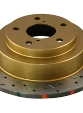 DBA 4000 Series Rear Drilled & Slotted Brake Rotor Subaru WRX | Impreza 2.5L RS 1998-2007                                     - 4644XS - Image 2