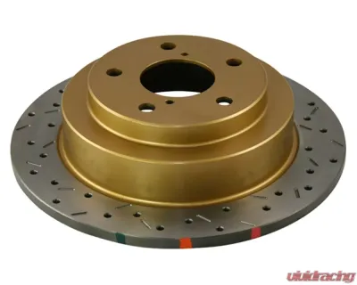 DBA 4000 Series Rear Drilled & Slotted Brake Rotor Subaru WRX | Impreza 2.5L RS 1998-2007 - 4644XS