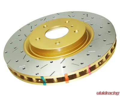 DBA 4000 Series Rear Drilled & Slotted Brake Rotor Subaru WRX | Impreza 2.5L RS 1998-2007 - 4644XS