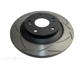 DBA Rear Street Slotted Series Brake Rotor Honda S2000 Base 2000-2005