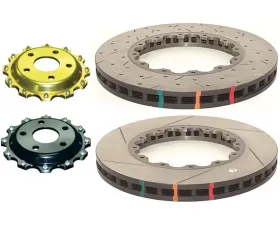 DBA 5000 Series T3 Drilled & Slotted Front Replacement Brake Rotor (w/NAS Nuts KP) Mitsubishi Lancer Evoluction 10 2008+