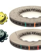 DBA 5000 Series T3 Drilled & Slotted Front Replacement Brake Rotor (w/NAS Nuts KP) Mitsubishi Lancer Evoluction 10 2008+                                     - 52224.1XS - Image 4