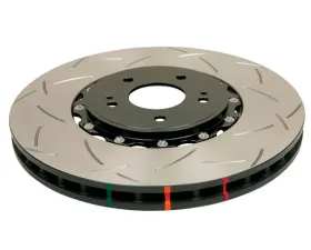 DBA Front Slotted 5000 Series 2 Piece Brake Rotor Assembled w/ Black Hat EVO X 2008+