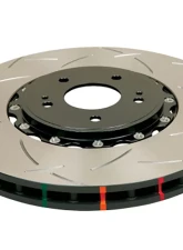 DBA 5000 Series 2-Piece T3 Slotted Front Brake Rotor Audi A8 Quattro 2010-2017                                     - 52774BLKS - Image 2