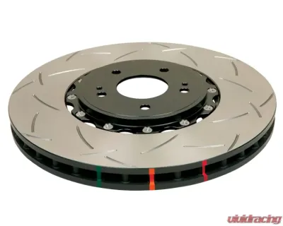 DBA 5000 Fully Assembled 2-Piece Clear Anodized Brake Rotor Hat T3 Slotted KP Front Audi RS Q3 2014+ - 52836SLVS