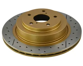 DBA Rear Drilled & Slotted Street Series Brake Rotor Subaru WRX | LGT 2005-2008
