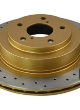 DBA Rear Drilled & Slotted Street Series Brake Rotor Subaru WRX | LGT 2005-2008                                     - 653X - Image 2