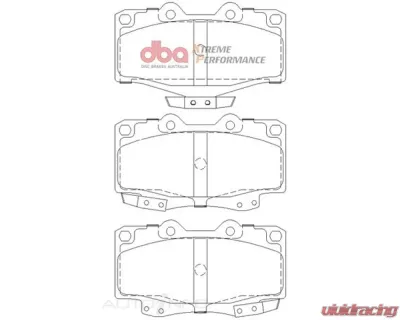 DBA XP Performance Front Brake Pads Toyota Land Cruiser 1992-1999 - DB1149XP