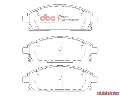 DBA XP650 Front Brake Pads Nissan Pathfinder 1996-2004 - DB1333XP
