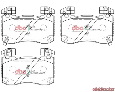 DBA SP Performance Front Brake Pads Kia Stinger V6 Twin Turbo 2018+ - DB15003SP