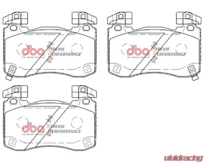 DBA XP Performance Front Brake Pads Kia Stinger V6 Twin Turbo 2018+ - DB15003XP