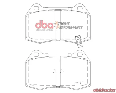 DBA XP650 Front Brake Pads Infiniti G35 2003-2009 - DB1520XP