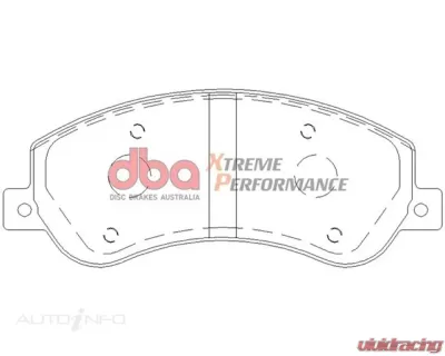 DBA XP Extreme Performance Brake Pads Ford Transit 2006-2018 - DB1915XP