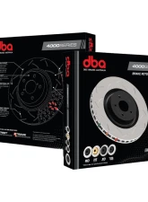 DBA 4000 Series Drilled Rotor - Rear Mercedes-Benz CLA35 AMG Base Brakes 2020-2021                                     - 42699XD - Image 4