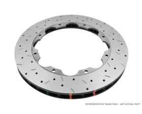 DBA 5000 Series Drilled & Slotted Ring - Rear Mitsubishi Eclipse V6 2006-2012