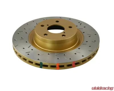 DBA 4000 Series Drilled Slotted Rear Rotor Subaru WRX | BRZ | FRS | GT86 | GR86 2013+ - 42663XS-10