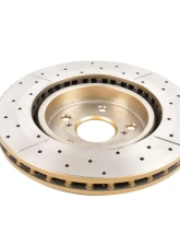 DBA Street Series Drilled & Slotted Rotor - Front Lexus ES350 2020                                     - 2744X - Image 3