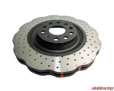 DBA 4000 Series Drilled Rotor - Front Volkswagen Golf R 3.6L 2012-2013 - 42808WXD