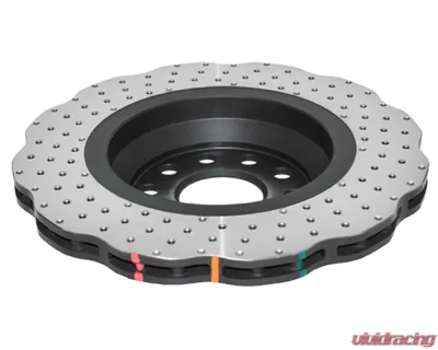 DBA 4000 Series Drilled Rotor - Rear Volkswagen GTI 2014-2021 - 42809XD