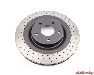 DBA 4000 Series Cross Drilled Rotor - Front Chevrolet Corvette 2005-2013 - 42990XD