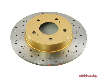 DBA 4000 Series Drilled & Slotted Rotor - Rear Nissan Maxima 1994-2003 - 4915XS