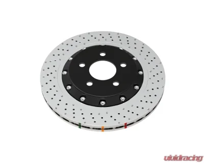 DBA 5000 Series Cross Drilled Rotor w/ Silver Hat - Front Audi A6 2014-2020 - 52832WSLVXD