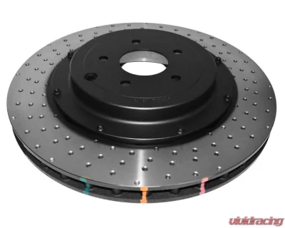 DBA 5000 Series Drilled Rotor - Front Nissan Pathfinder 5.6L 2008-2012 - 52321BLKXD