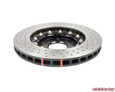 DBA 5000 Series Drilled Rotor - Front Hyundai Sonata 2015-2019 - 52472BLKXD