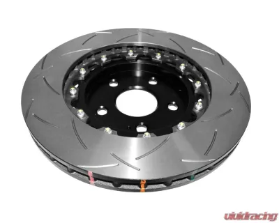 DBA 5000 Series Uni-Directional Slotted Front Rotor w/ Black Hat - Front Jeep Grand Cherokee SRT8 2006-2010 - 52532BLKS