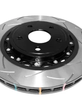 DBA 5000 Series Uni-Directional Slotted Front Rotor w/ Black Hat - Front Jeep Grand Cherokee SRT8 2006-2010                                     - 52532BLKS - Image 5