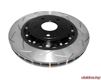 DBA 5000 Series Uni-Directional Slotted Front Rotor w/ Black Hat - Front Jeep Grand Cherokee SRT8 2006-2010 - 52532BLKS