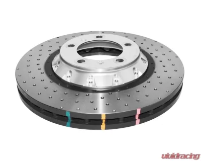 DBA 5000 Series Cross Drilled Rotor w/ Silver Hat - Front Porsche Cayenne 2008 - 52592SLVXD