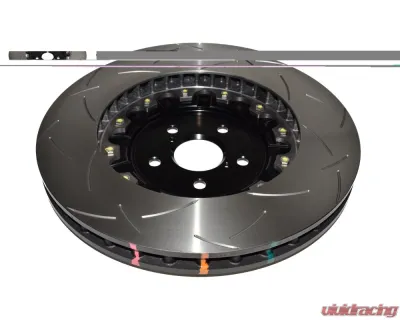 DBA 5000 Series Slotted Rotor w/ Black Hat - Front Lexus GS F 2016-2020 - 52788BLKS