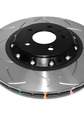 DBA 5000 Series Slotted Rotor w/ Black Hat - Front Audi S4 2010-2012                                     - 52832BLKS - Image 5