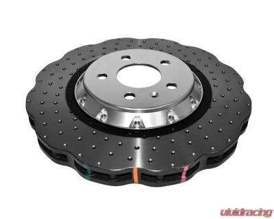 DBA 5000 Series Cross Drilled Rotor w/ Silver Hat - Front Audi A6 2014-2020 - 52832WSLVXD