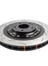 DBA 5000 Series Slotted Rotor w/ Black Hat - Front Hyundai Elantra N/Kona N 2022-2023                                     - 53148BLKS - Image 5