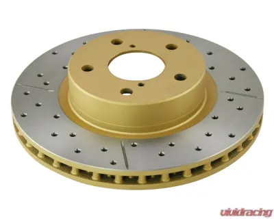 DBA Street Series Drilled & Slotted Rotor - Front Subaru Impreza 1993-2001 - 642X