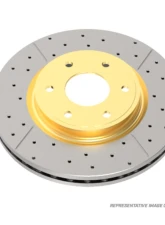 DBA Street Series Drilled & Slotted Rotor - Rear Audi A4 2002-2006                                     - 2801X - Image 3
