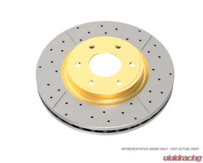 DBA Street Series Drilled & Slotted Rotor - Rear Audi A4 2002-2006 - 2801X