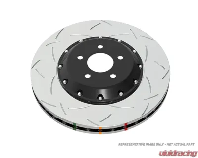 DBA 5000 Series Slotted Rotor w/ Silver Hat - Front Audi RS7 2014-2018 - 53002SLVS