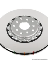 DBA 5000 Series Slotted Rotor w/ Black Hat - Front Left Porsche 911 996/997 GT3/GT3 RS 2003-2009                                     - 52396BLKCSL - Image 4